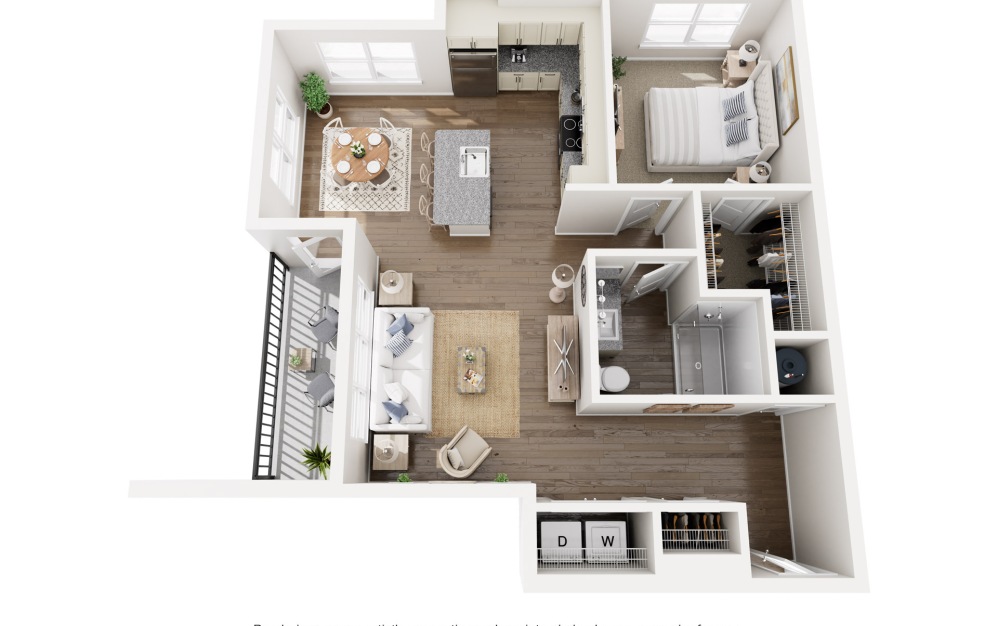 A5 1 bedroom A5 floor plan