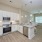 open kitchen with living in background
