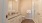 a bathroom with a marble countertop